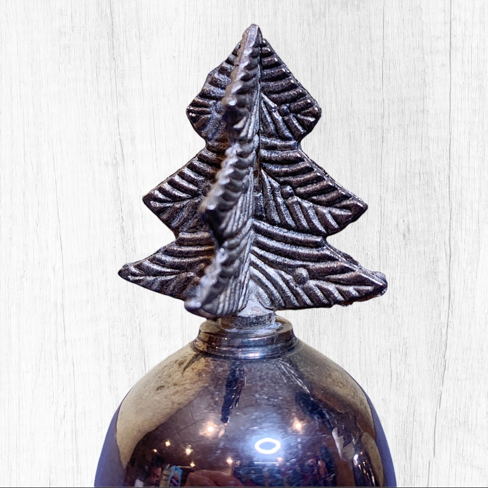 Christmas tree bills brass silver plated: India - Picture 3 of 5